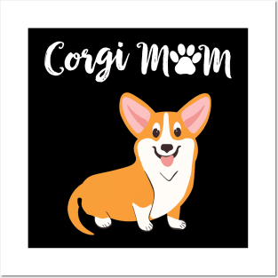 Corgi Mom (258) Posters and Art